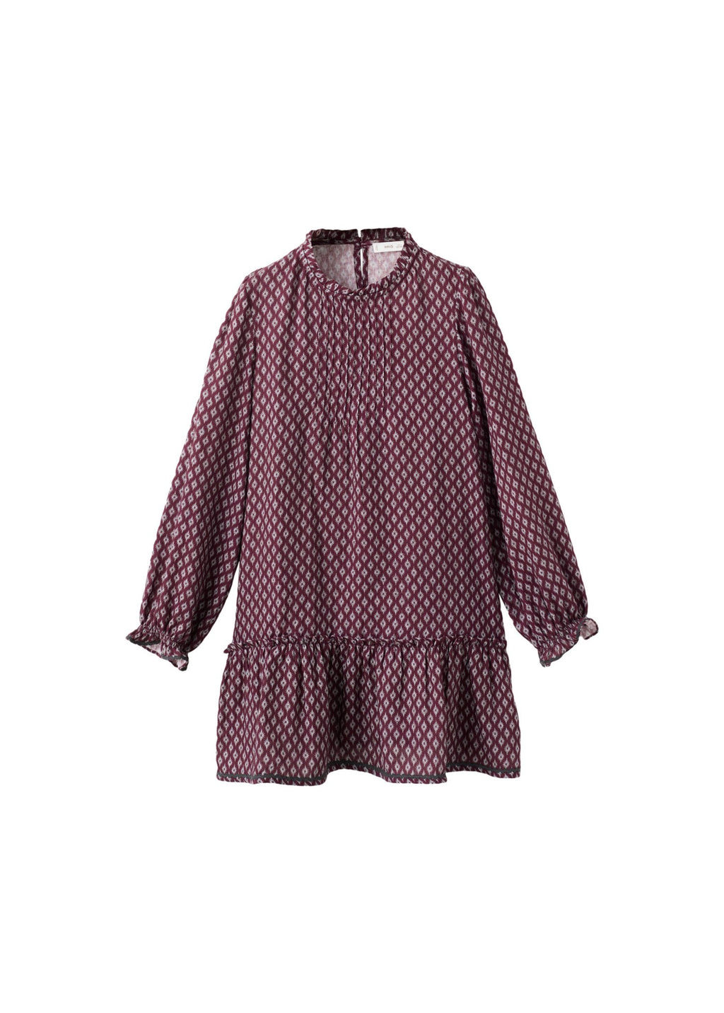 Robe Carmela Bordeaux - Fille
