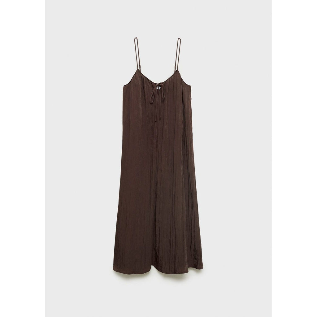 Robe Longue Effet Froissé