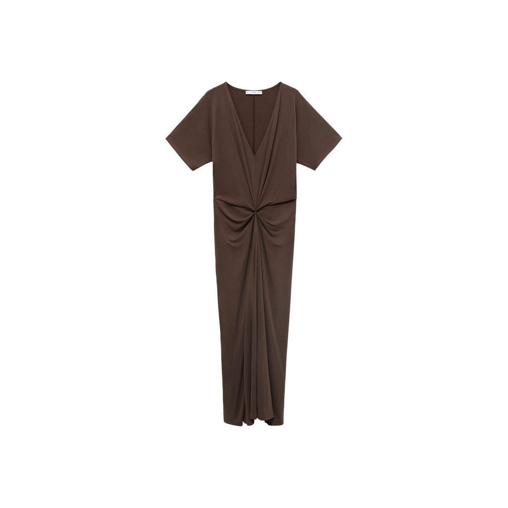 Robe Col V Froncé