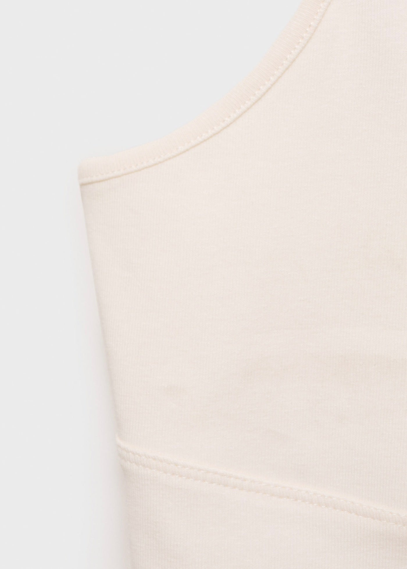 Top Coton Décolleté En V