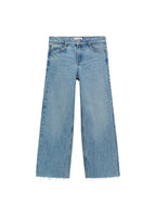 Jean Wide1 Bleu Moyen - Fille