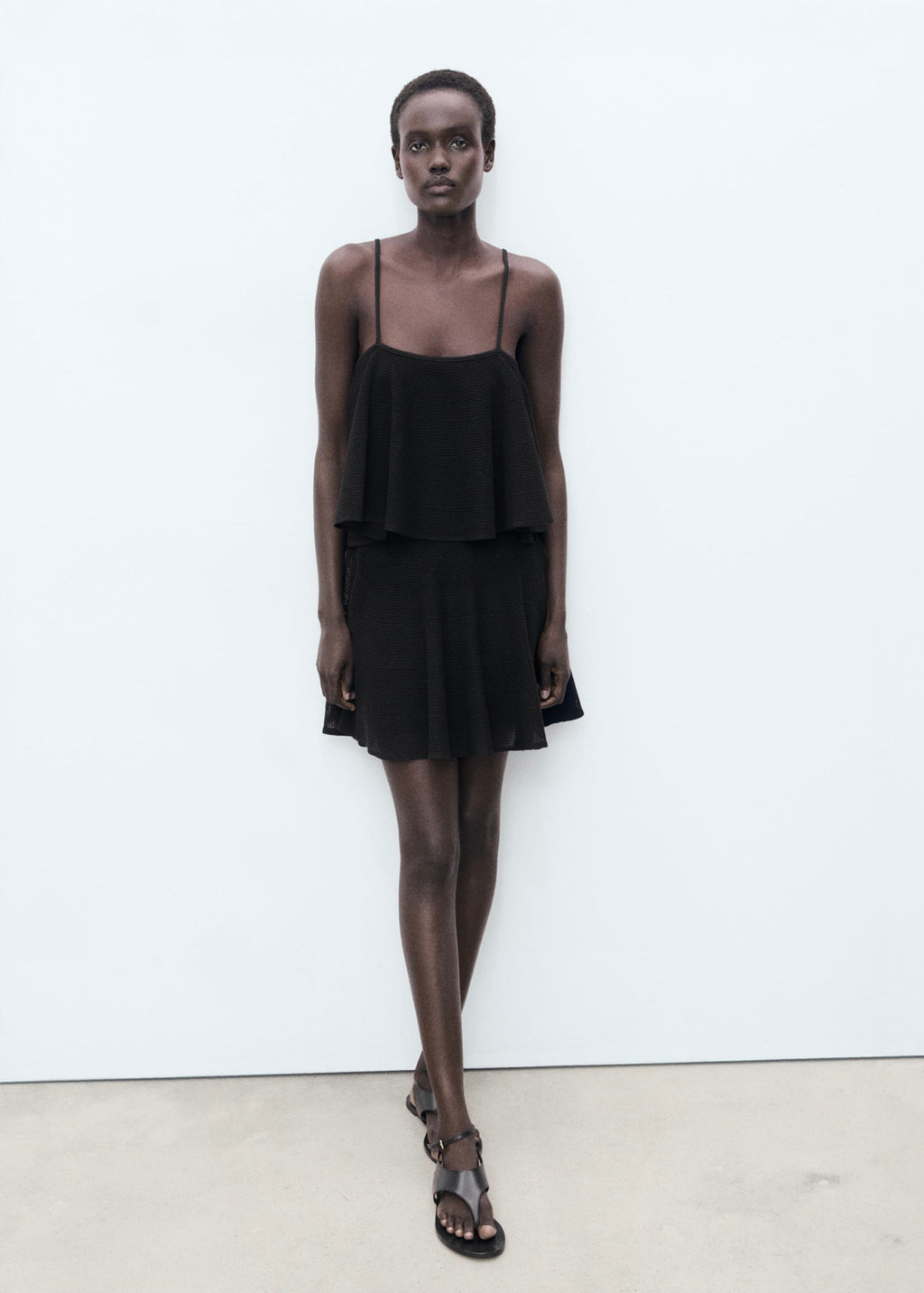 Robe Maille Volant