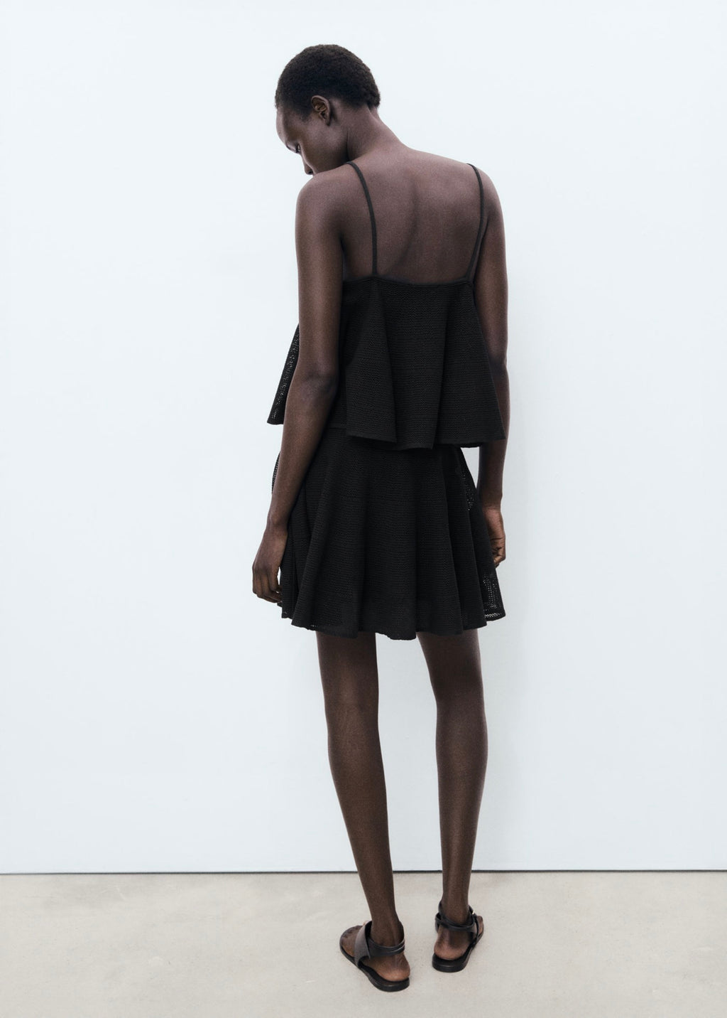 Robe Maille Volant