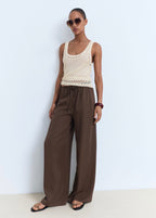 Pantalon Lyocell Wideleg