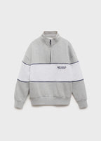 Sweat Apres Gris Moyen Chiné - Garçon