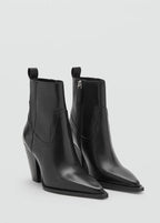 Bottines Cuir Talon Bloc