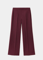 Pantalón de traje recto de tiro medio
