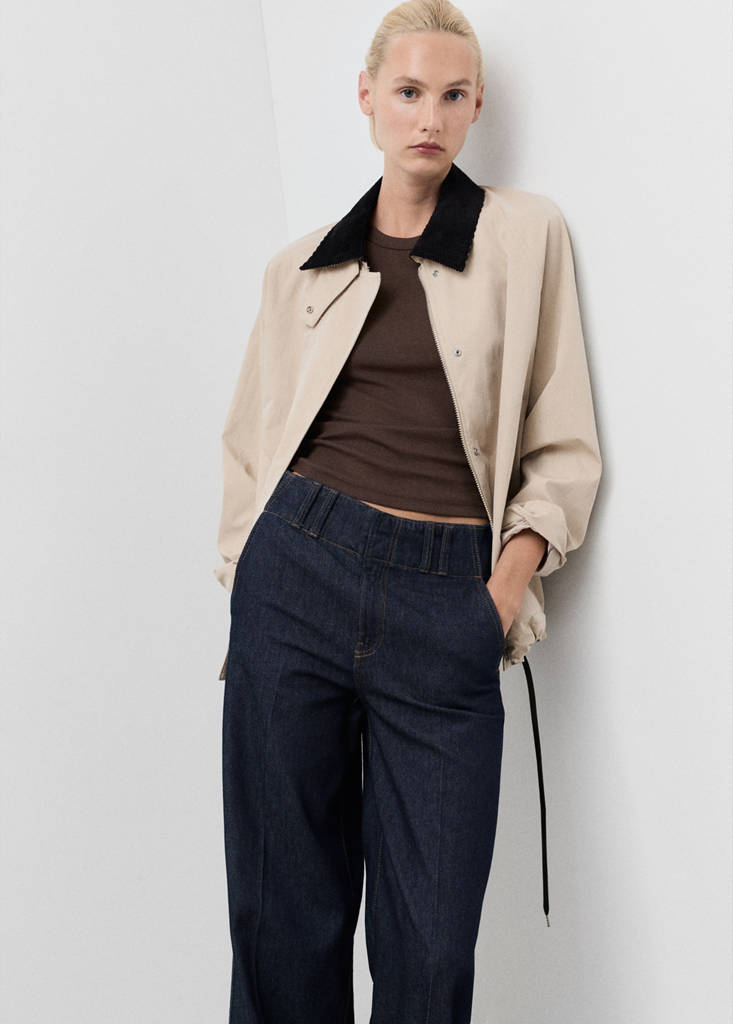 Szerokie Spodnie Jeansowe Ze Szlufkami
