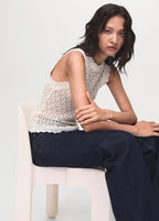 Top Maille Ajourée