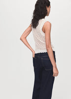 Top Maille Ajourée