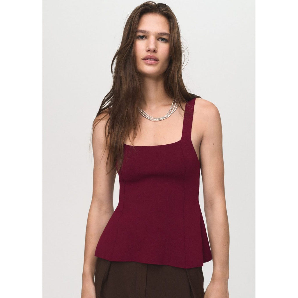 Top Maille Évasé