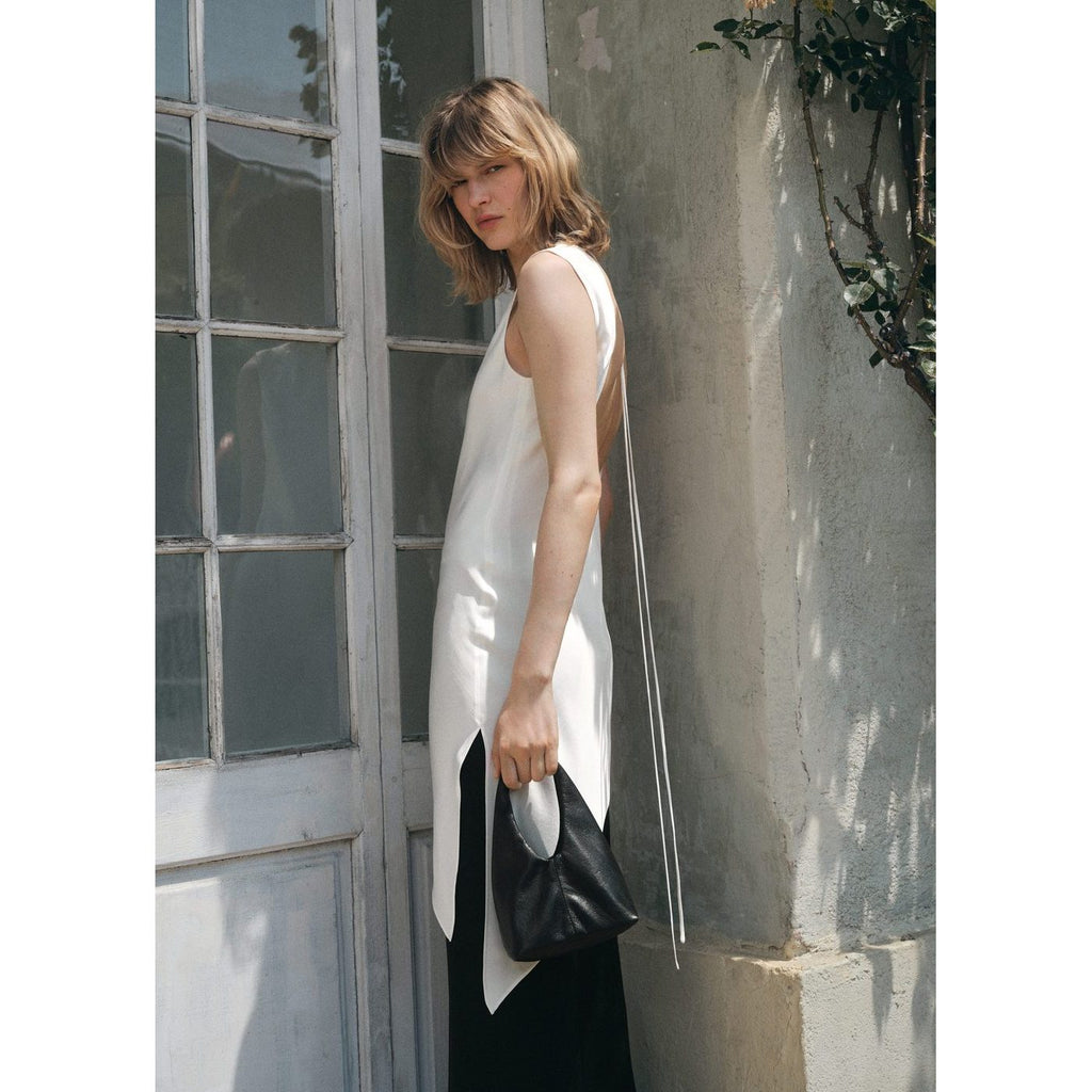 Top Satiné Asymétrique