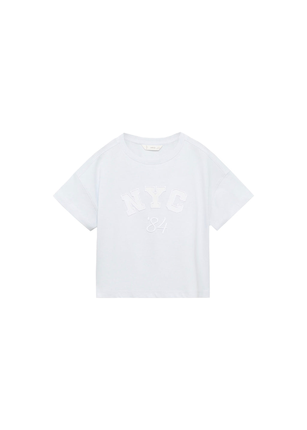 T-Shirt Celeste Bleu Ciel - Fille