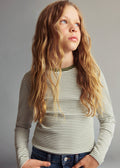 T-Shirt Lore Kaki - Fille