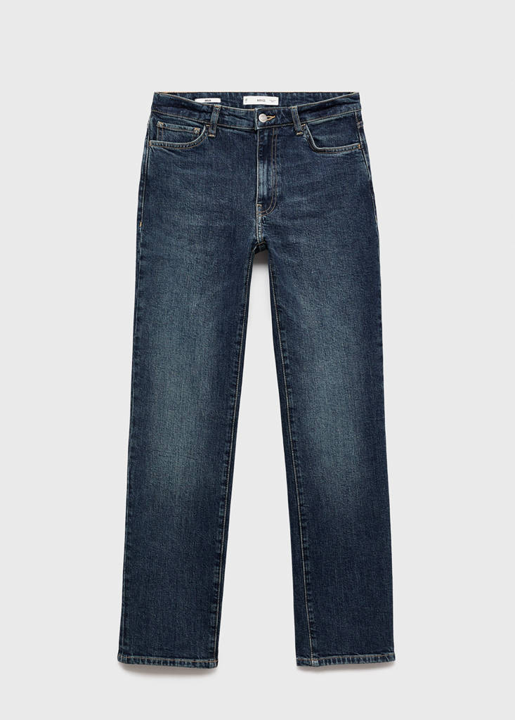 Slim-Fit-Jeans mit normaler Bundhöhe