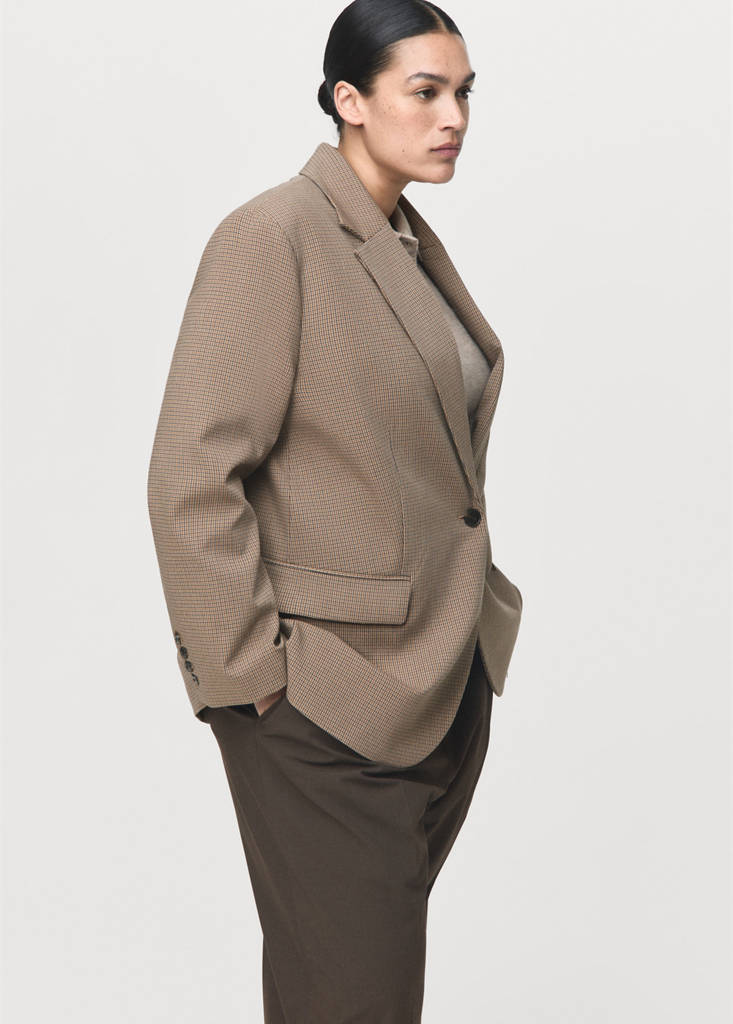 Straight Blazer with Flap Pockets