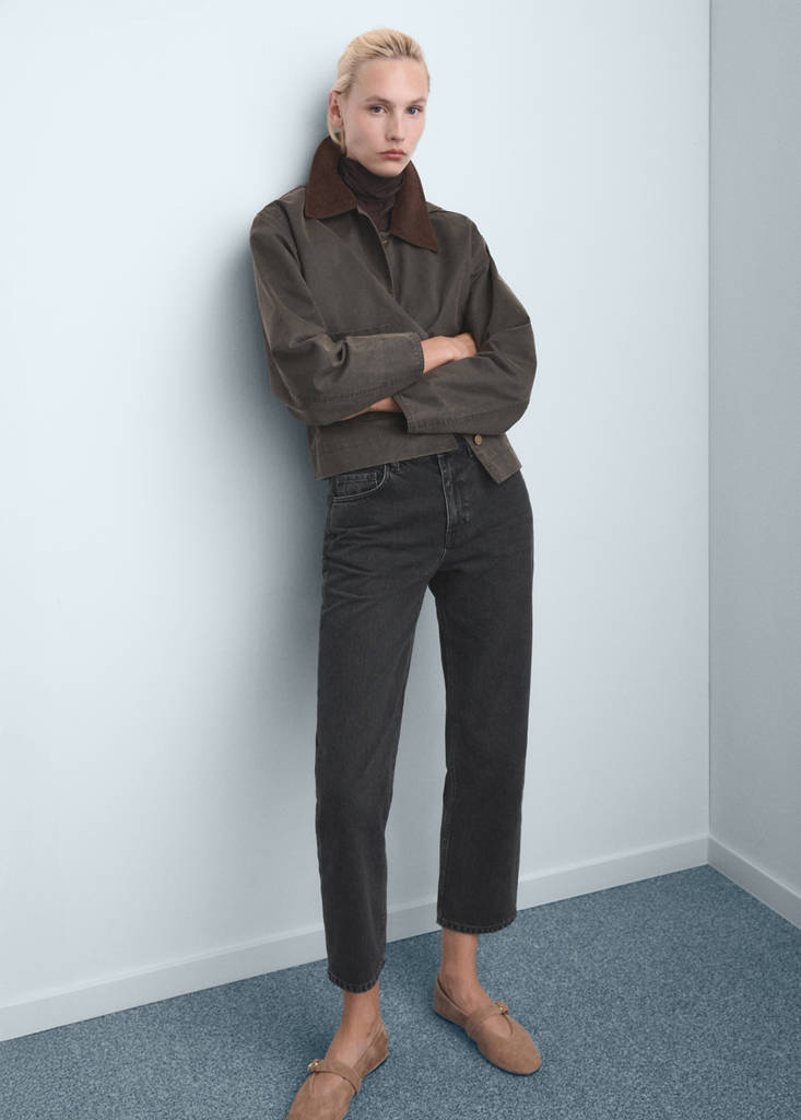 Lige Jeans Med Normal Talje