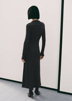 Robe En Maille Fine Avec Détails Métalliques