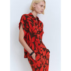 Chemise Imprimée Manches Courtes