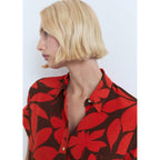 Chemise Imprimée Manches Courtes
