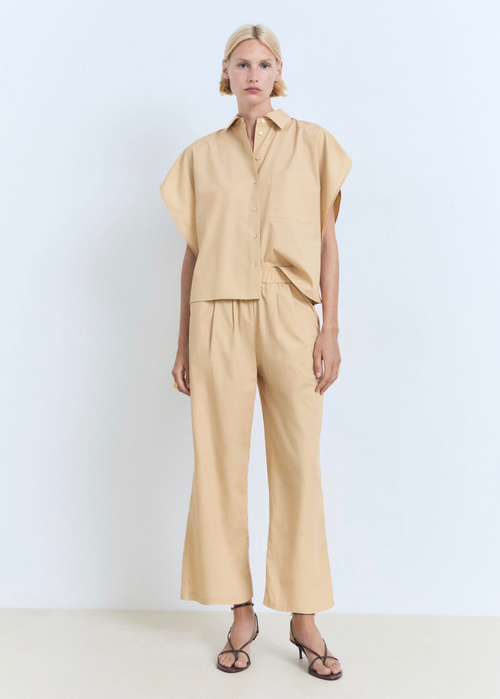Chemise Oversize Manches Courtes