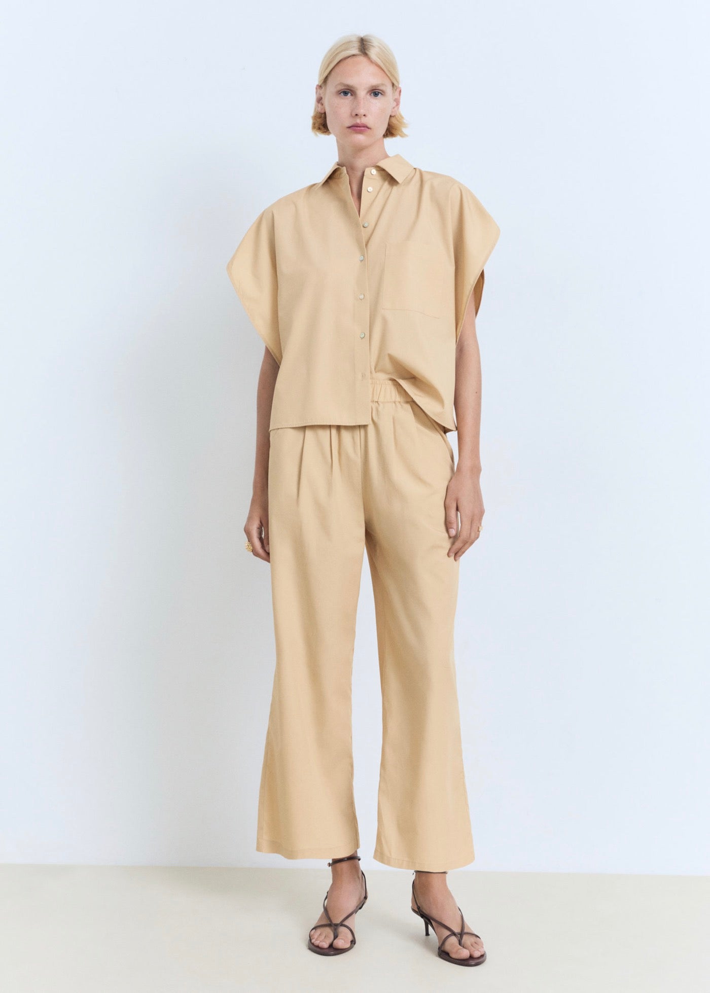 Chemise Oversize Manches Courtes