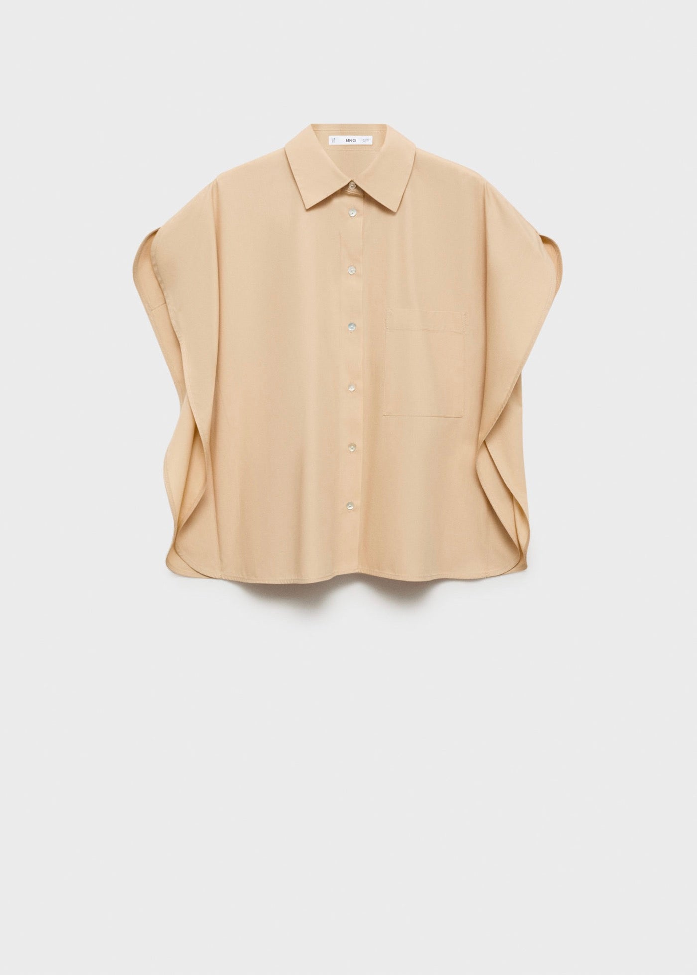 Chemise Oversize Manches Courtes