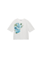 T-Shirt Coton Imprimé Fleur