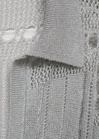 Robe Lurex Détails Ajourés