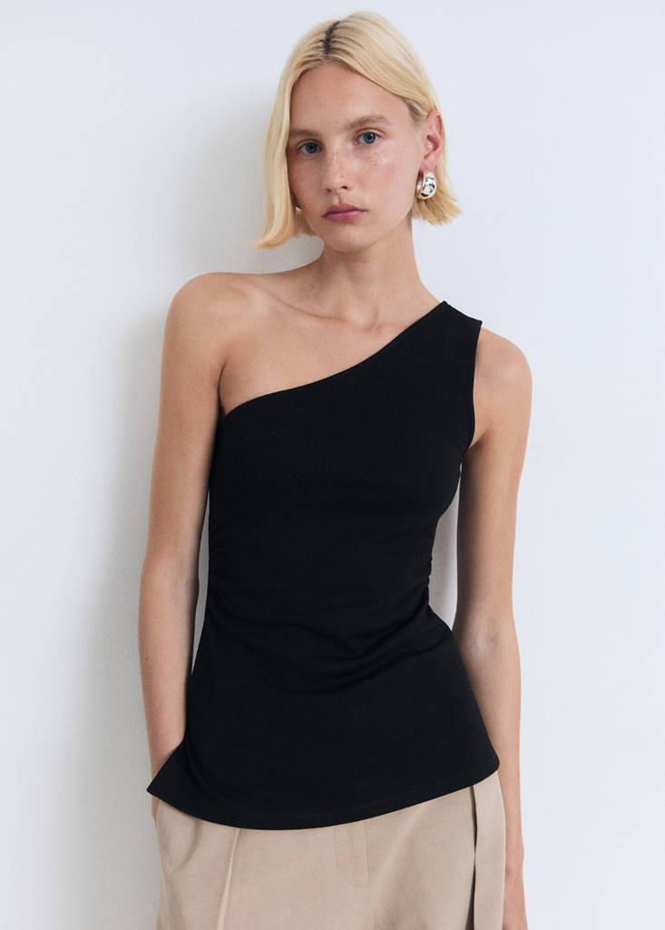 Drapiertes Asymmetrisches Top