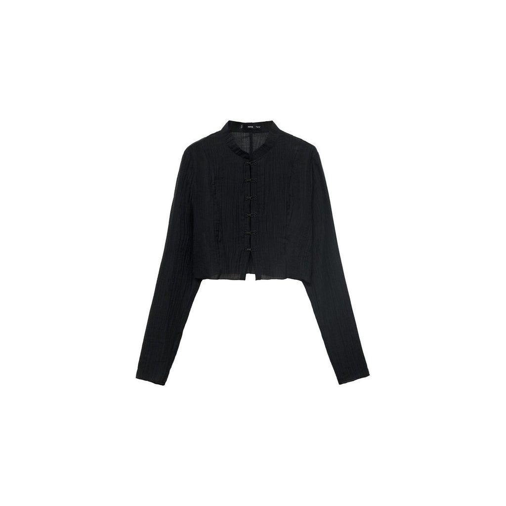 Blusa mandarina - Negro