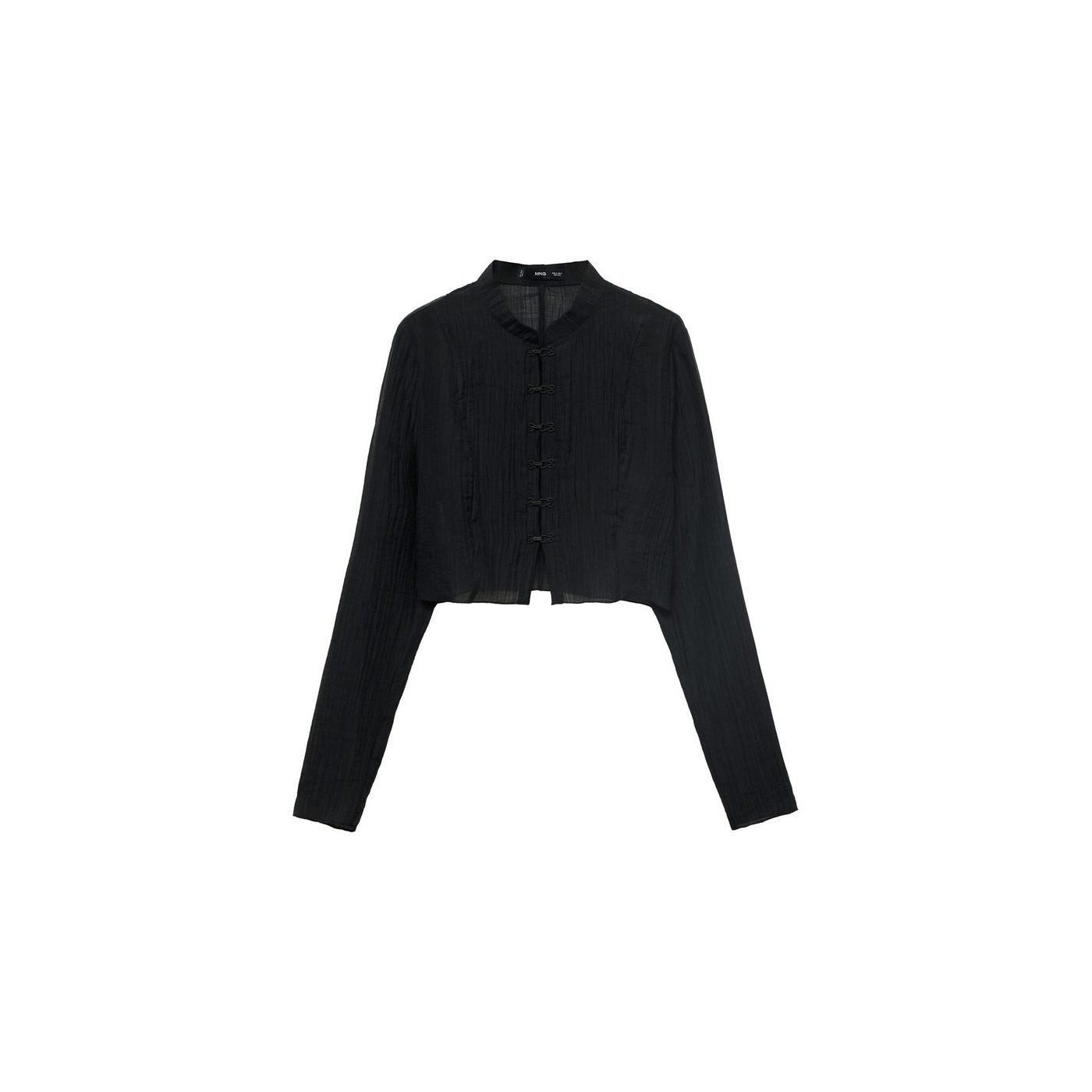 Blusa mandarina - Negro