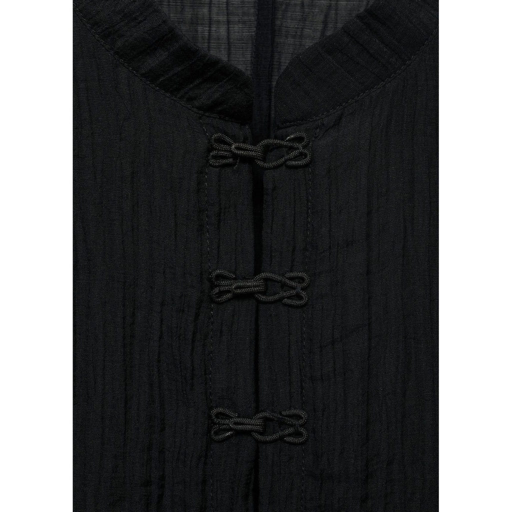 Blusa mandarina - Negro