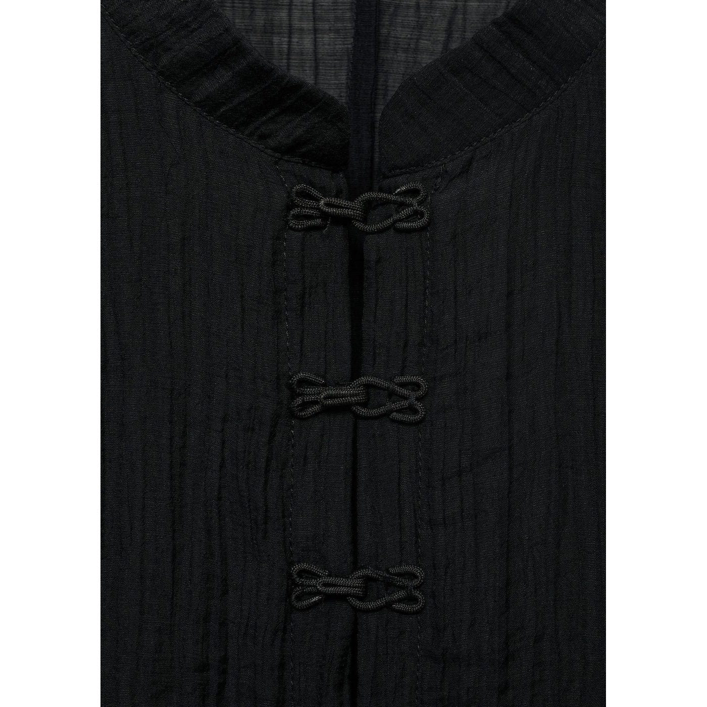 Blusa mandarina - Negro