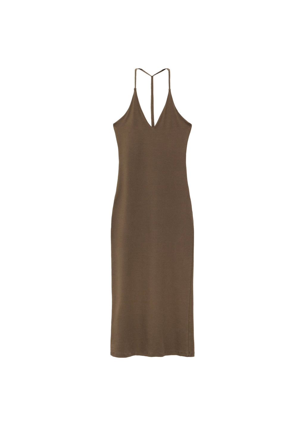 Robe Midi Décolletée Dans Le Dos