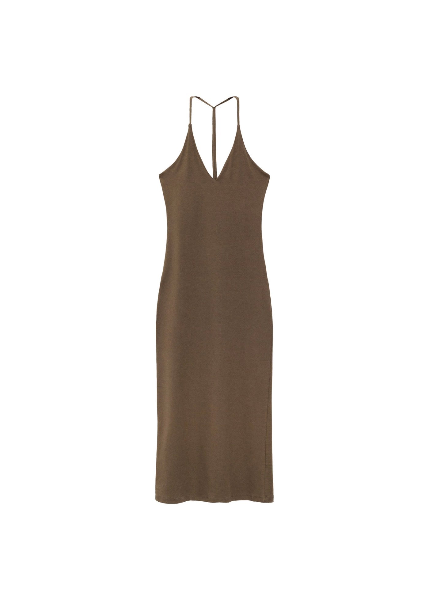 Robe Midi Décolletée Dans Le Dos