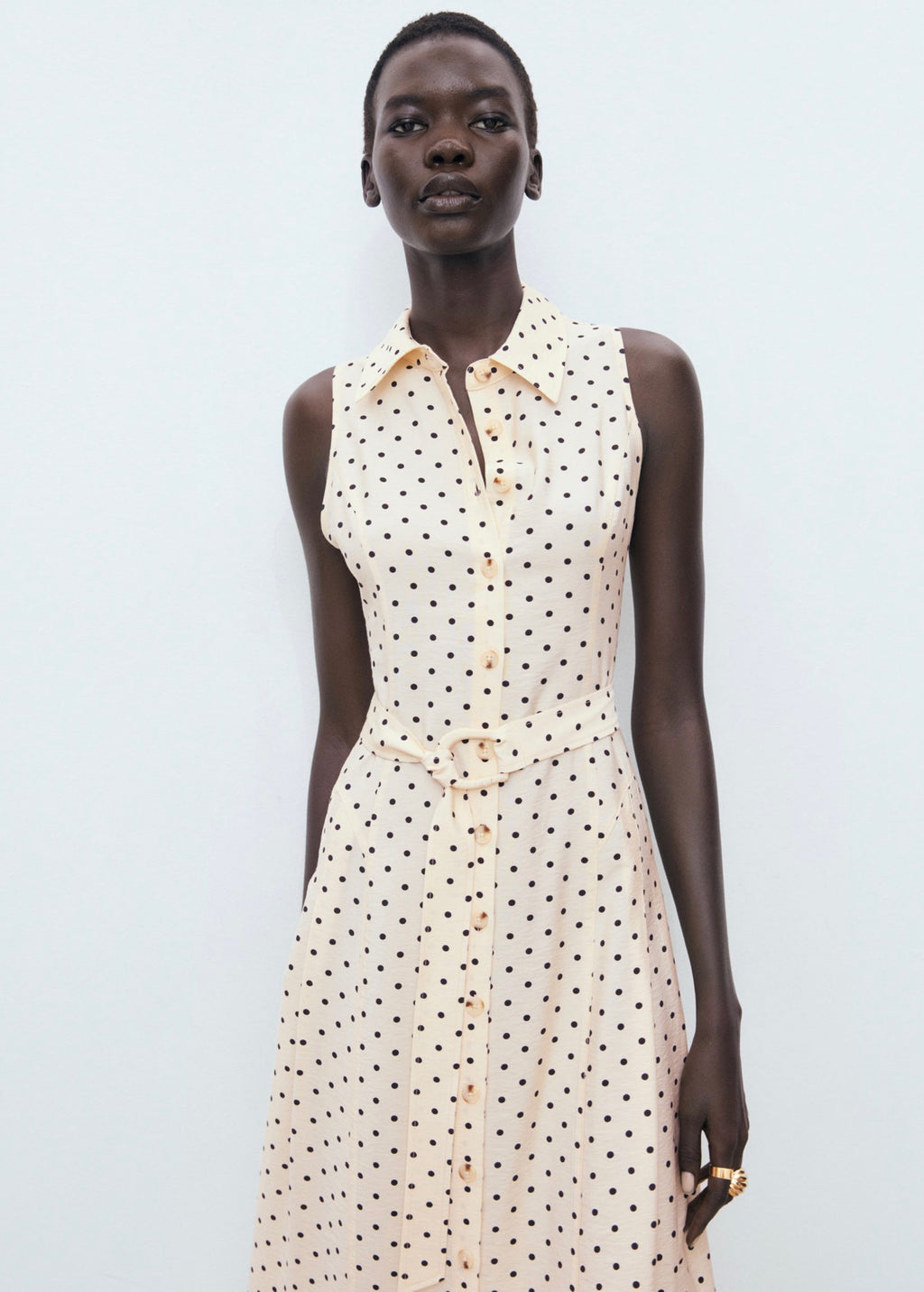 Robe Chemisier À Pois