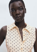 Robe Chemisier À Pois