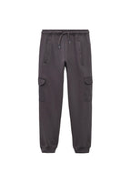 Pantalon Cargo Gris Anthracite - Garçon