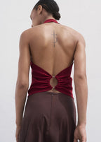 Top Maille Détail Anneau