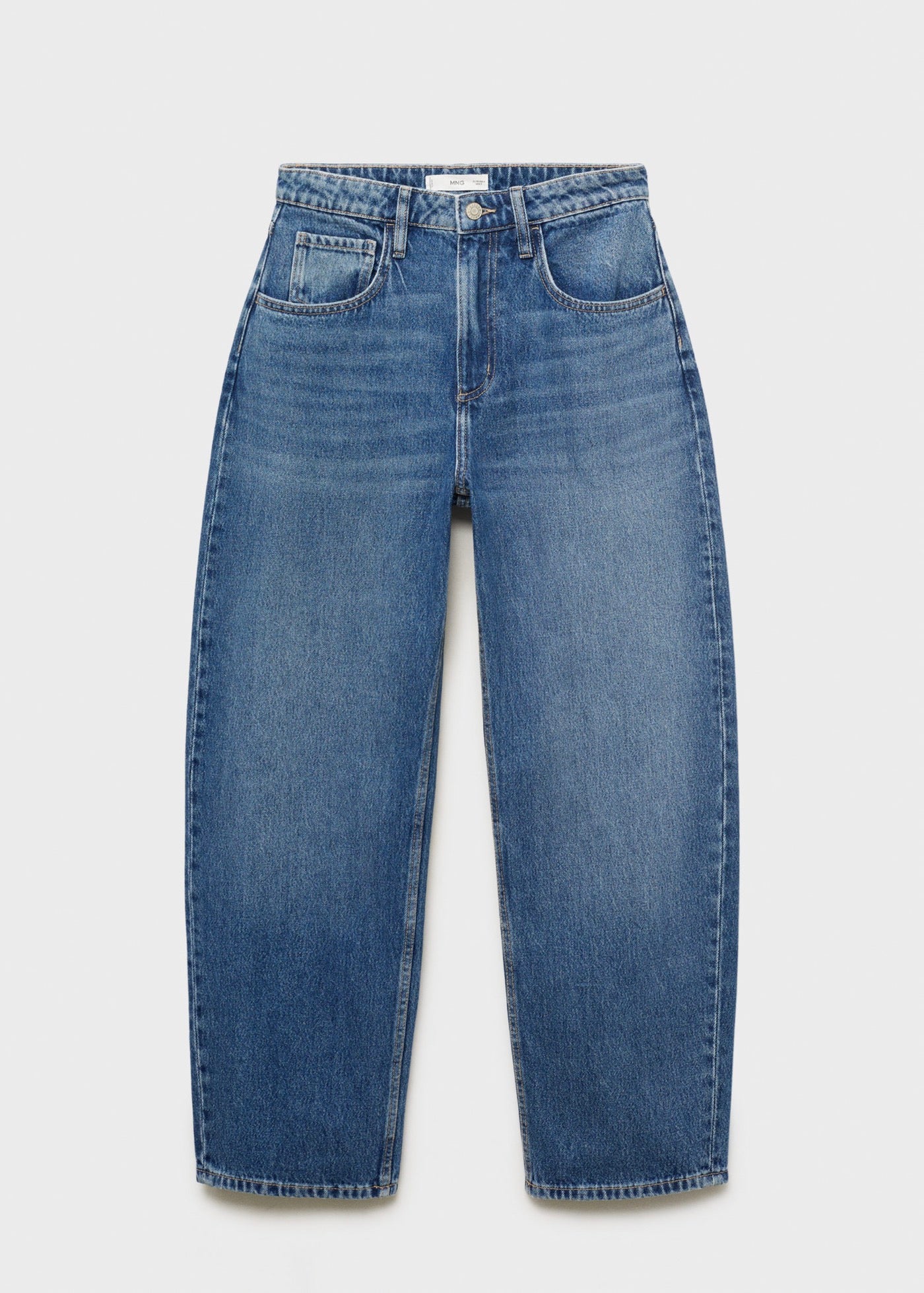 Jean Barrel Taille Haute