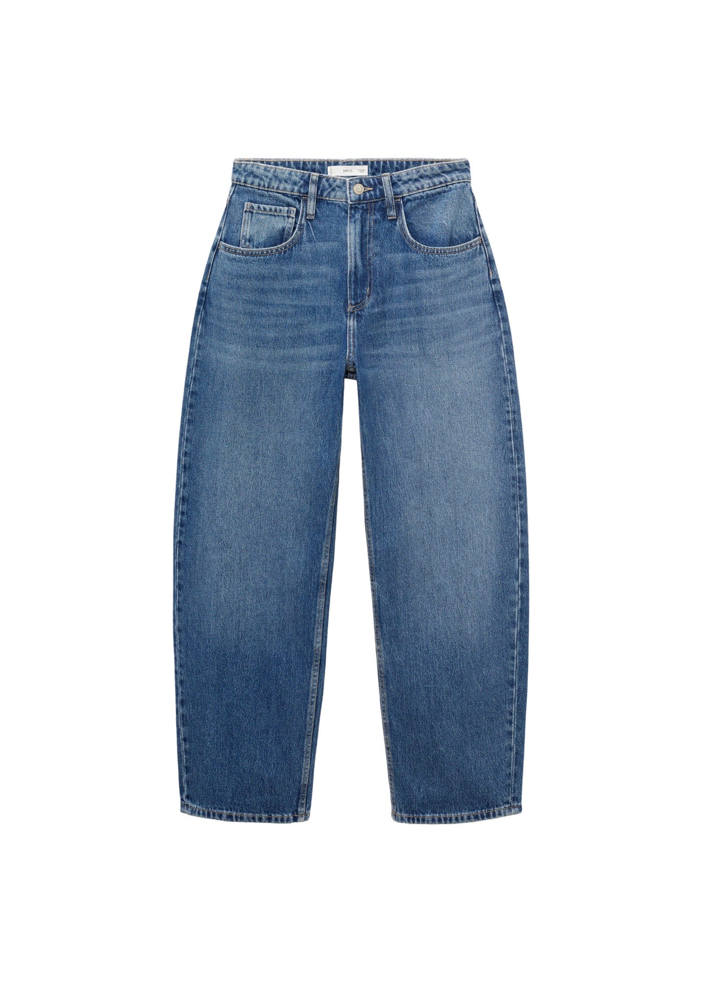 Jean Barrel Taille Haute