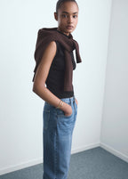 Jean Barrel Taille Haute