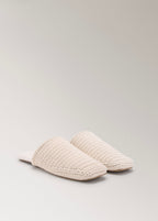 Chaussons Ouverts À L_x0019_ Arrière Crochet Effet Mouton