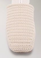 Chaussons Ouverts À L_x0019_ Arrière Crochet Effet Mouton