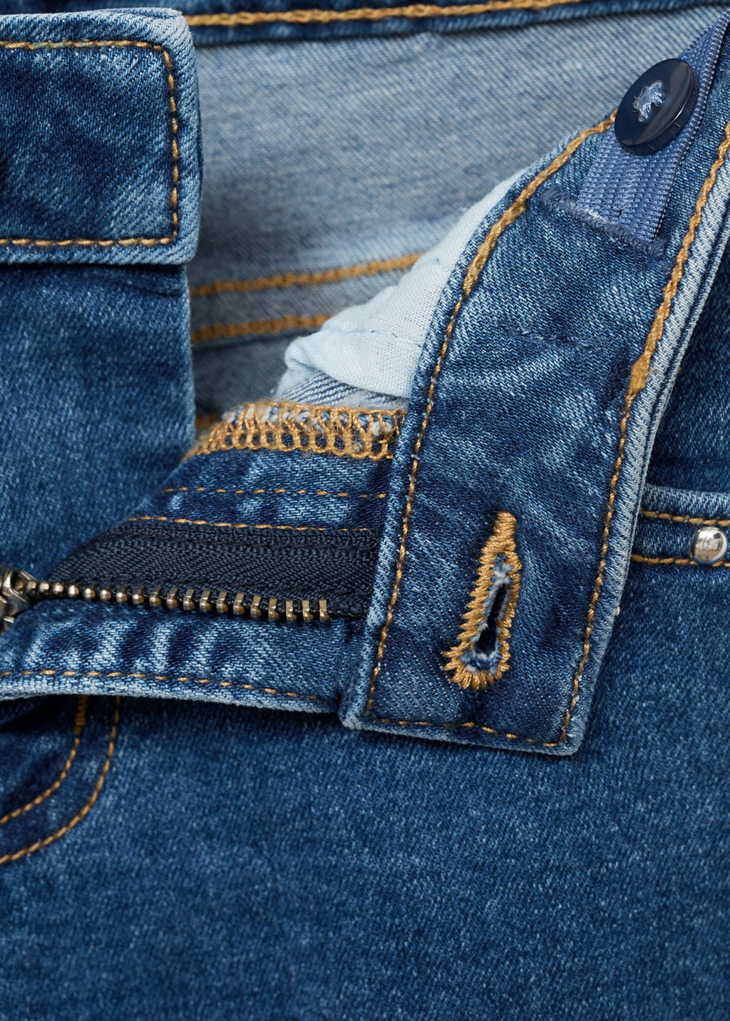 Jean Lowrise Bleu Marine - Fille