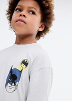 T-Shirt Batlogo Gris Glacier - Garçon