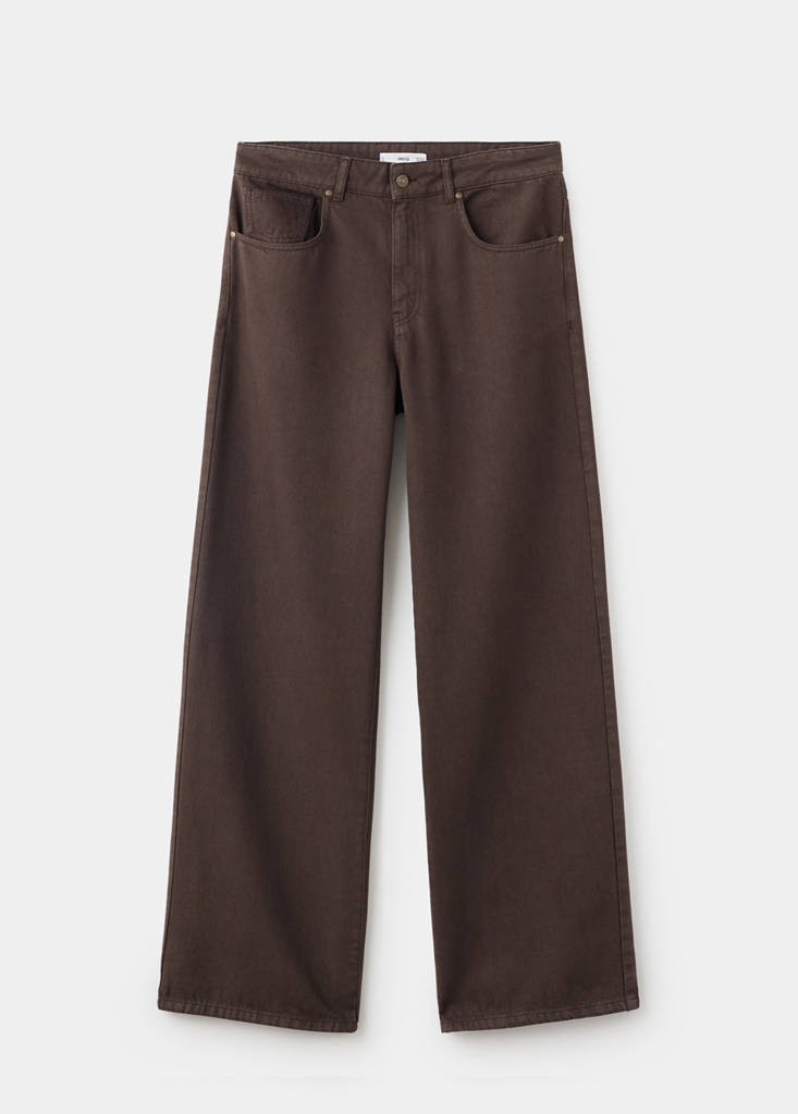 Jeans Dritti A Vita Normale