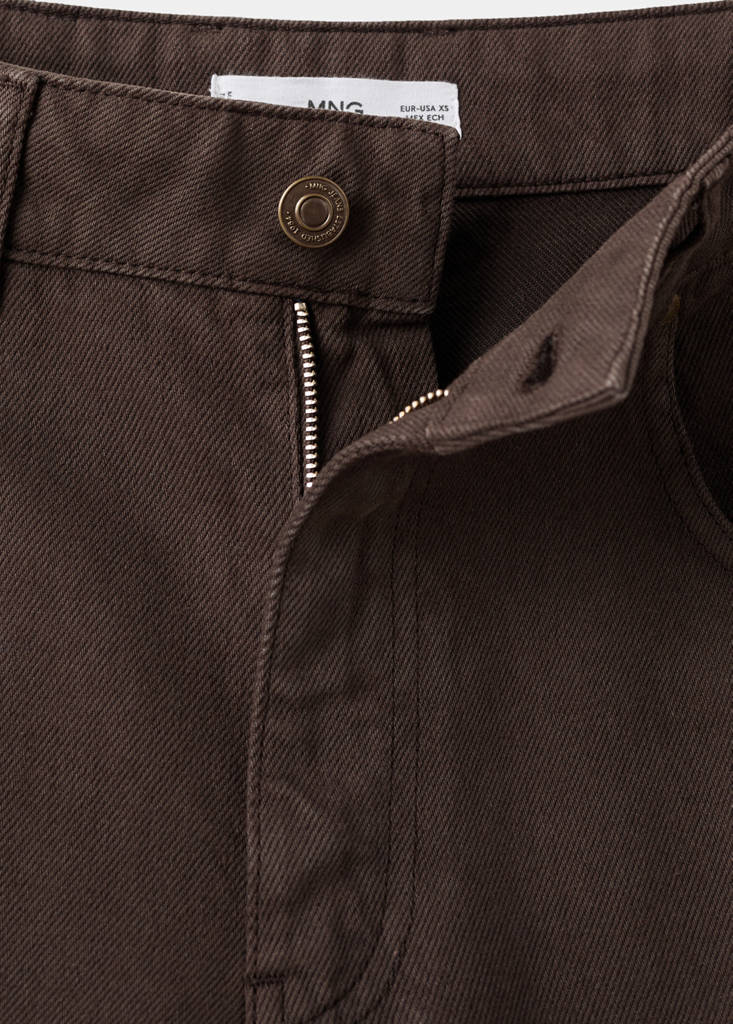 Jeans Dritti A Vita Normale