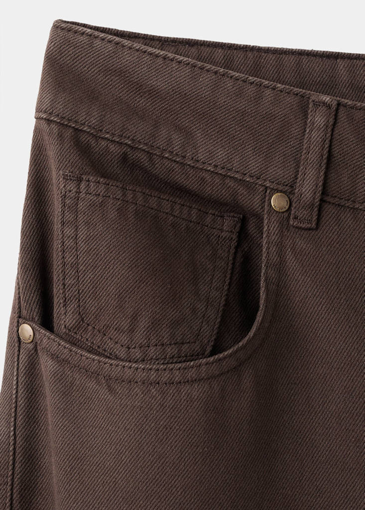 Jeans Dritti A Vita Normale